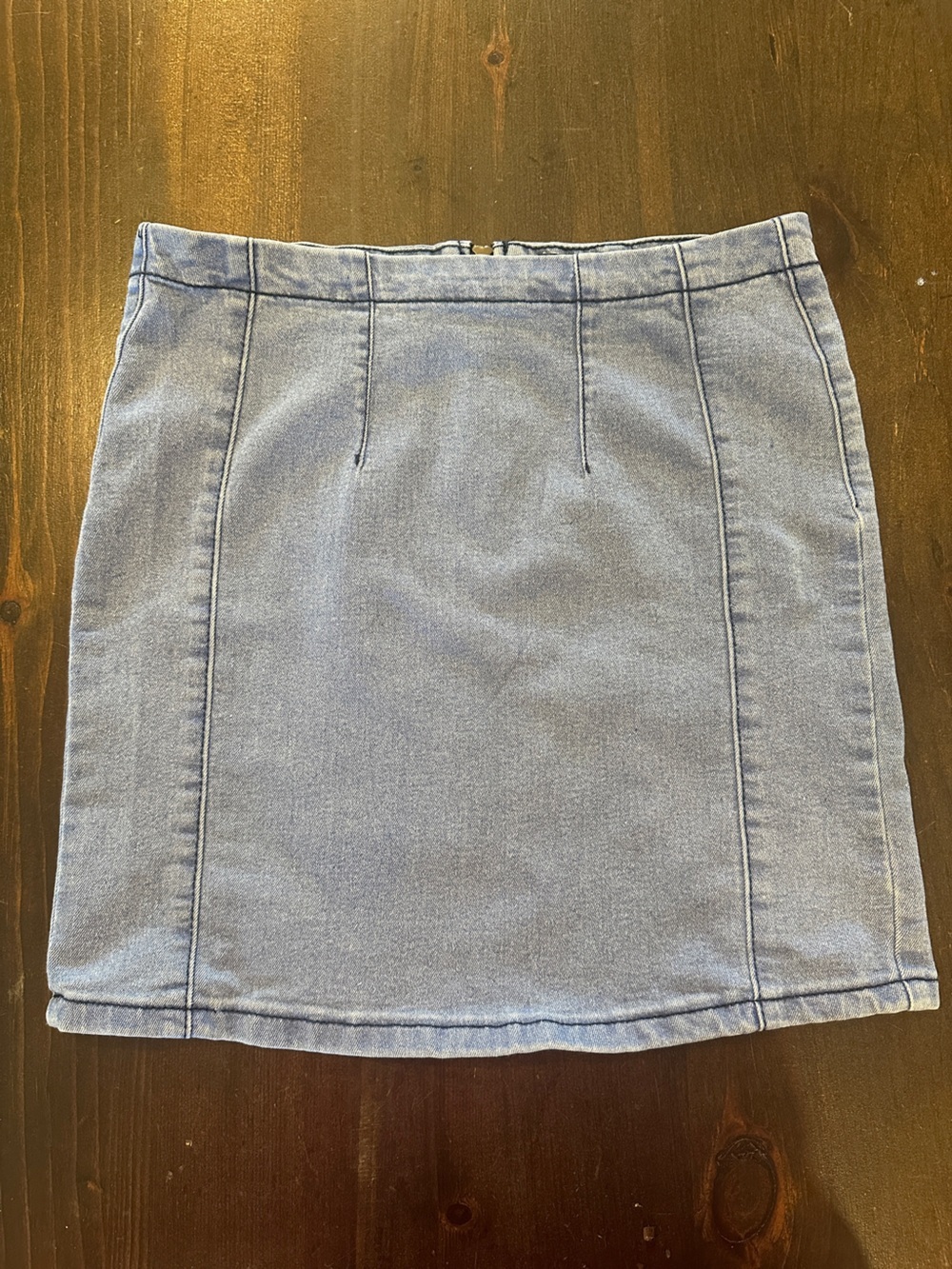 Brandy Melville Light Blue Denim Jean Skirt Size Medium Women’s